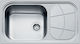 Foster Big Bowl Δεξιός Ένθετος Νεροχύτης Inox Σατινέ Μ86xΠ50cm Ασημί