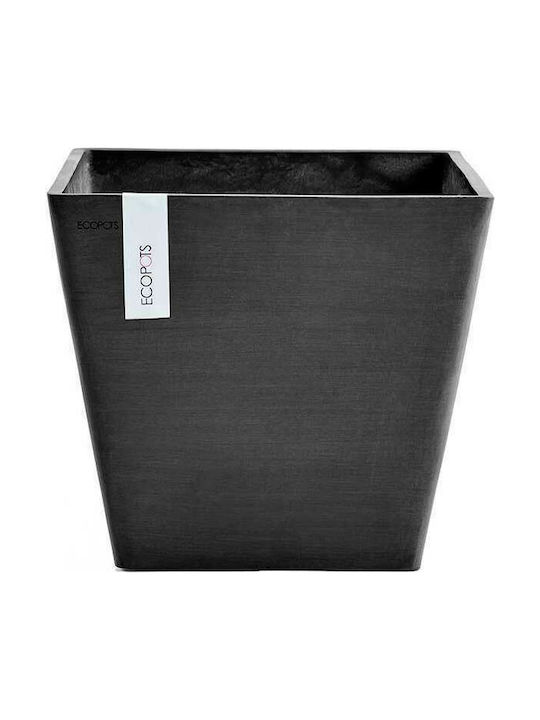 Ecopots Rotterdam 30 (17Lt) Ghiveci de flori Pandantiv 30x26cm în Culoare Gri 74.005.30A