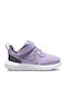 Nike Kids Sports Shoes Running Revolution 5 Lilac / Dark Smoke Grey / White / Metallic Silver