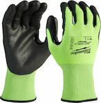 Milwaukee Gloves for Work Green Nitrile for Cutting Protection Level 3/C