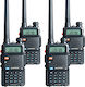 Baofeng UV-5R Funkgerät UHF/VHF 8W mit Monochromdisplay Set 4Stück