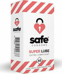 Safe Condoms Super Lube Condoms 10 pcs 56mm