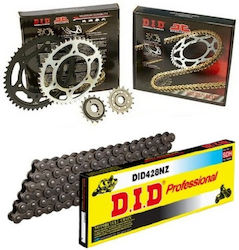 DID Chain & Sprocket Kit (14-45-428NZ) for Yamaha YBR 125 05'-06'