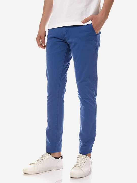 Brokers Jeans 21001-451-17 Ανδρικό Παντελόνι Chino Ελαστικό σε Slim Εφαρμογή Μπλε