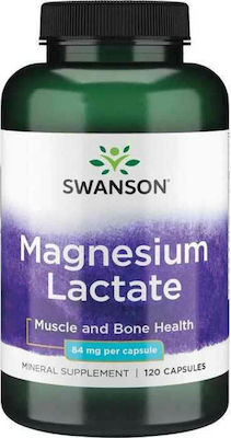 Swanson Magnesium Lactate 84mg 120 caps