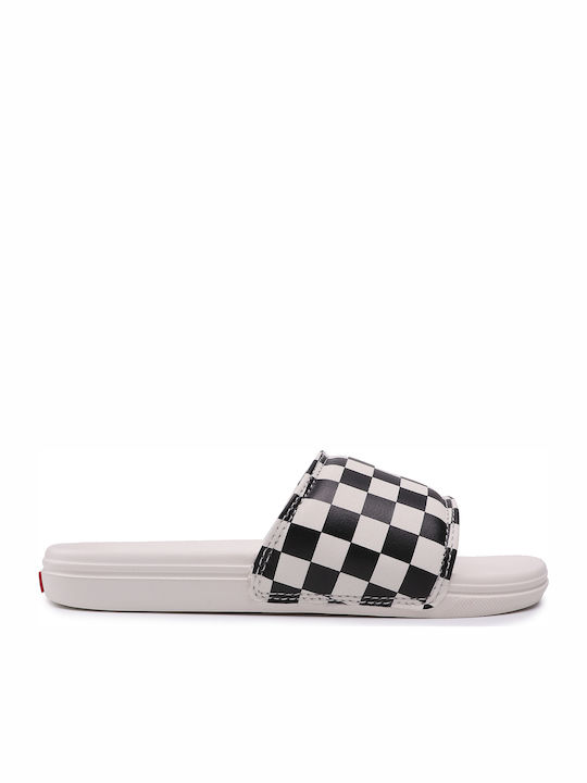 Vans Costa Checkerboard Slides σε Λευκό Χρώμα