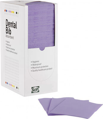 Bournas Medicals Prosop Dentar Violet 1ply + 1ply fără dozator 500buc