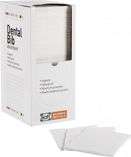 Soft Care Οδοντιατρική Πετσέτα Λευκή 1ply + 1ply χωρίς Dispenser 500τμχ