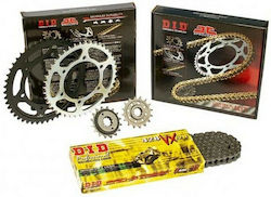 DID Chain & Sprocket Kit (14-45-428VX) for Yamaha YBR 125 07'-15'