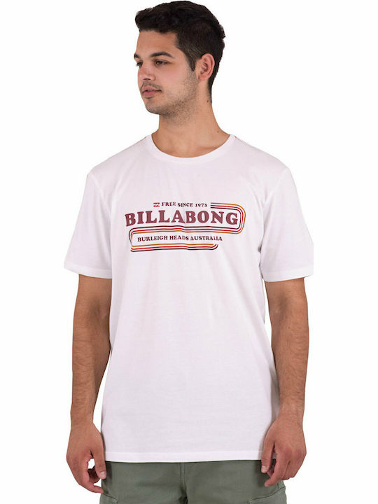 Billabong Wavy T-shirt Bărbătesc cu Mânecă Scurtă Alb