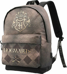 Karactermania Harry Potter Hogwarts Adaptable Σχολική Τσάντα Πλάτης Γυμνασίου - Λυκείου σε Γκρι χρώμα Μ37 x Π15 x Υ45cm