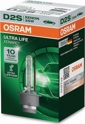 Osram Lampen Auto Ultra Life Xenarc D2S Xenon 4300K Naturweiß 35W 1Stück