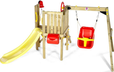 Plum Spielplatz aus Holz 244x162x123cm.