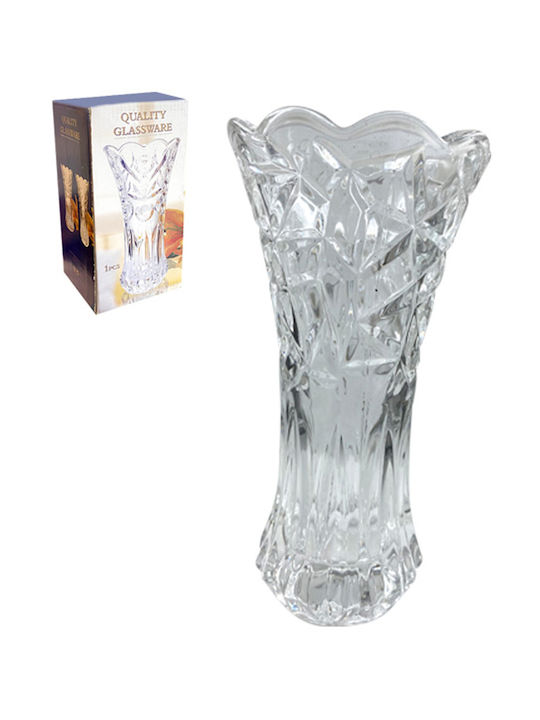 AGC Glass Vase 10x10x19cm