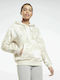 Reebok Meet You There Tie-Dyed Women's Hooded Sweatshirt Beige