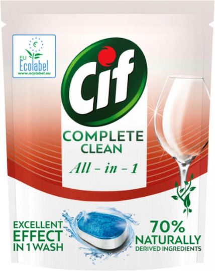Cif Complete Clean All in 1 Eco-Friendly 46 Dishwasher Pods