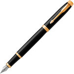 Parker I.M. Core Writing Pen Medium Black with Blue Ink