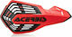 Acerbis X Future Universelle Handprotektoren Rot / Schwarz in Orange Farbe