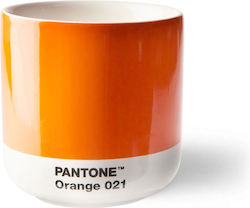 Pantone Lifestyle Κούπα από Πορσελάνη Πορτοκαλί 190ml