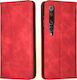 Bodycell PU Leather Brieftasche Synthetisches Leder Rot (Xiaomi Mi 10 / Mi 10 Pro)