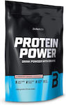 Biotech USA Protein Power with Creatine Ohne Gluten & Laktose mit Geschmack Erdbeere-Banane 1kg