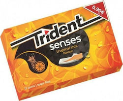 Trident 14 Senses mit Geschmack Tropische Früchte Ohne Zuckerzusatz 12Stück 27gr