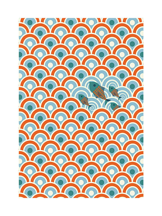 Djeco Kids Wallpaper Sardines L48xH280εκ.