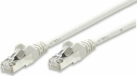 U/UTP Cat.5e (Gigabit) Καλώδιο Δικτύου Ethernet 10m Λευκό