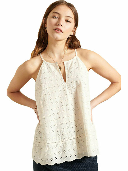 Superdry Women's Summer Blouse with Straps White