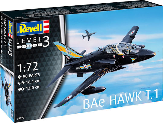 Revell BAe Hawk T.1 Modeling Figure Airplane 90 Pieces in Scale 1:72