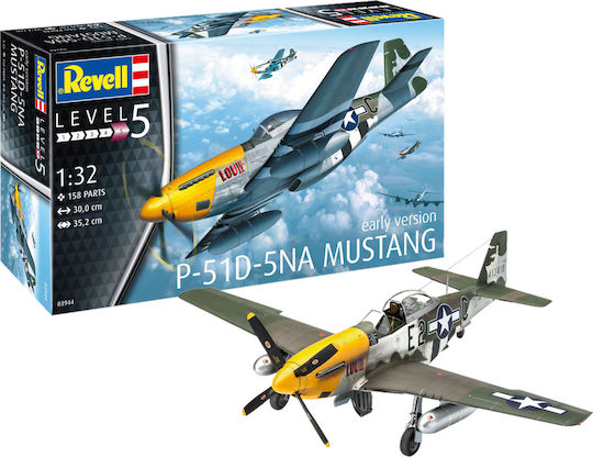 Revell Моделна фигура Самолет P-51D-5NA Mustang в мащаб 1:32