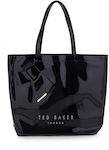 Ted Baker Knot Bow Large Icon 253163 Γυναικεία Τσάντα Shopper Ώμου Μαύρη