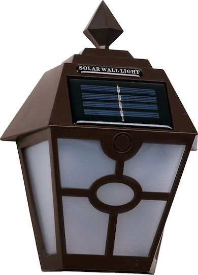 GloboStar Wall Mounted Solar Light Traffic light 1W 40lm Cold White 6000K with Motion Sensor and Photocell IP65