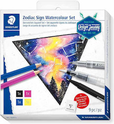 Staedtler Zodiac Sign Watercolour Set Malset 09-61DJT1