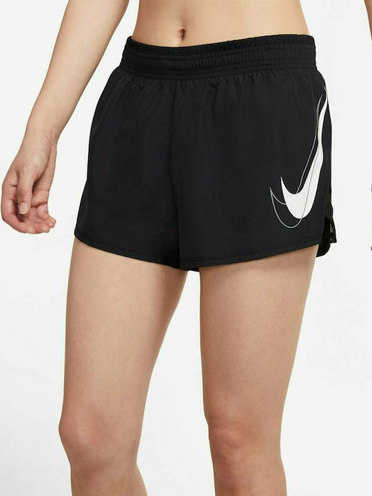 Nike Dri-Fit Swoosh Αθλητικό Γυναικείο Σορτς Amethyst Smoke