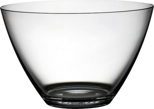 Mori 2A Drop Servierschüssel Rund Kunststoff Transparent mit Durchmesser 12cm