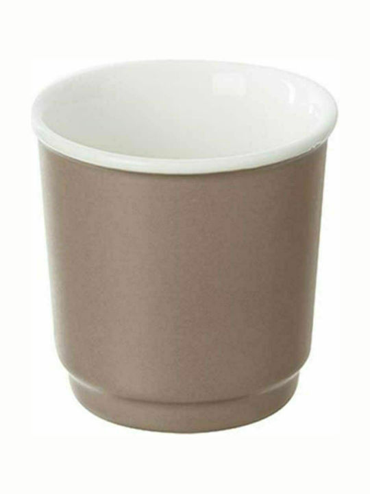 Atmosphera Nature Taupe Espresso Cup Made of Porcelain Taupe 90ml