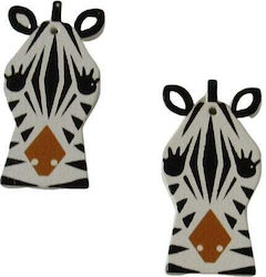 WOODEN ZEBRA SET/25 2X3,5CM