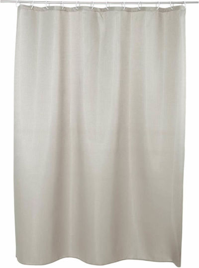5Five Shower Curtain 180x200cm Beige 138055G