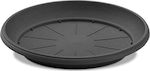 Plastona 247 Round Plate Pot Gray 44x44cm