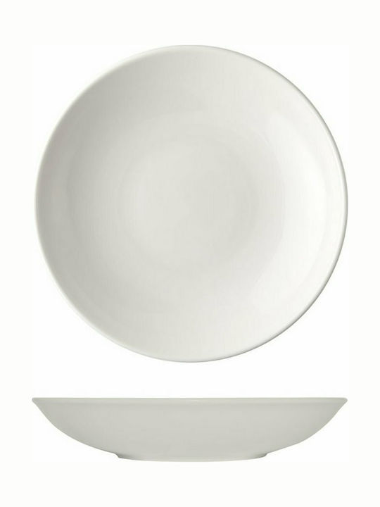 Bonna Porcelain Salad Bowl White 28x28cm