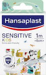 Hansaplast Αυτοκόλλητα Επιθέματα Sensitive για Παιδιά 100x6cm 10τμχ