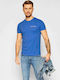 Calvin Klein Herren T-Shirt Kurzarm Blau