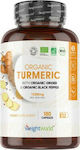 WeightWorld Organic Turmeric with Ginger & Black Pepper 180 κάψουλες