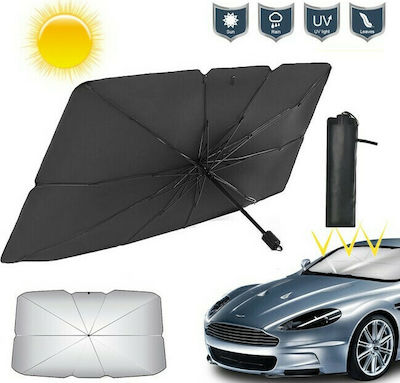Auto Gs Car Windshield Sun Shade Tinted Black 125x110cm