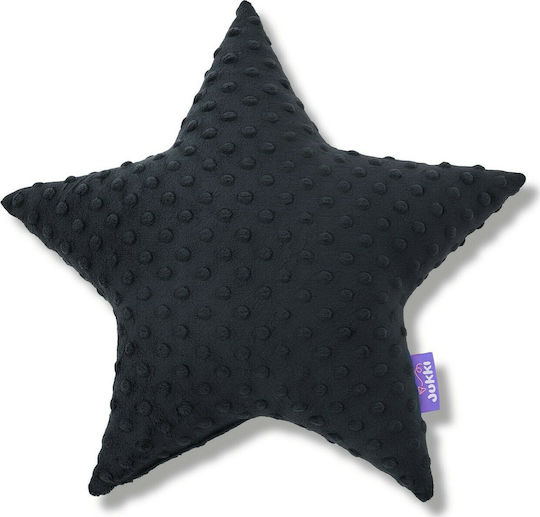 Jukki Dekokissen für Wiege Minky Schwarz 40x40cm 703-0515-3202