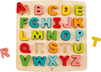 Wooden Kids Peg Puzzle Chunky Alphabet for 3++ Years 24pcs Hape