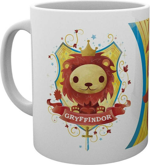 GB eye Gryffindor Paint Чаша Керамично Многоцветна