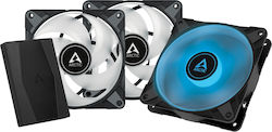 Arctic P12 PWM PST RGB 120mm 4-Pin Case Fan 3-pack