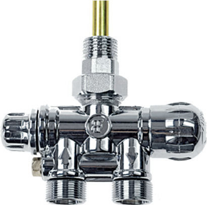 Brass Form 643 By-Pass Multi-Deal Ίσιος Διακόπτης Εσωτερικού Βρόγχου ½" για Πετσετοκρεμάστρα